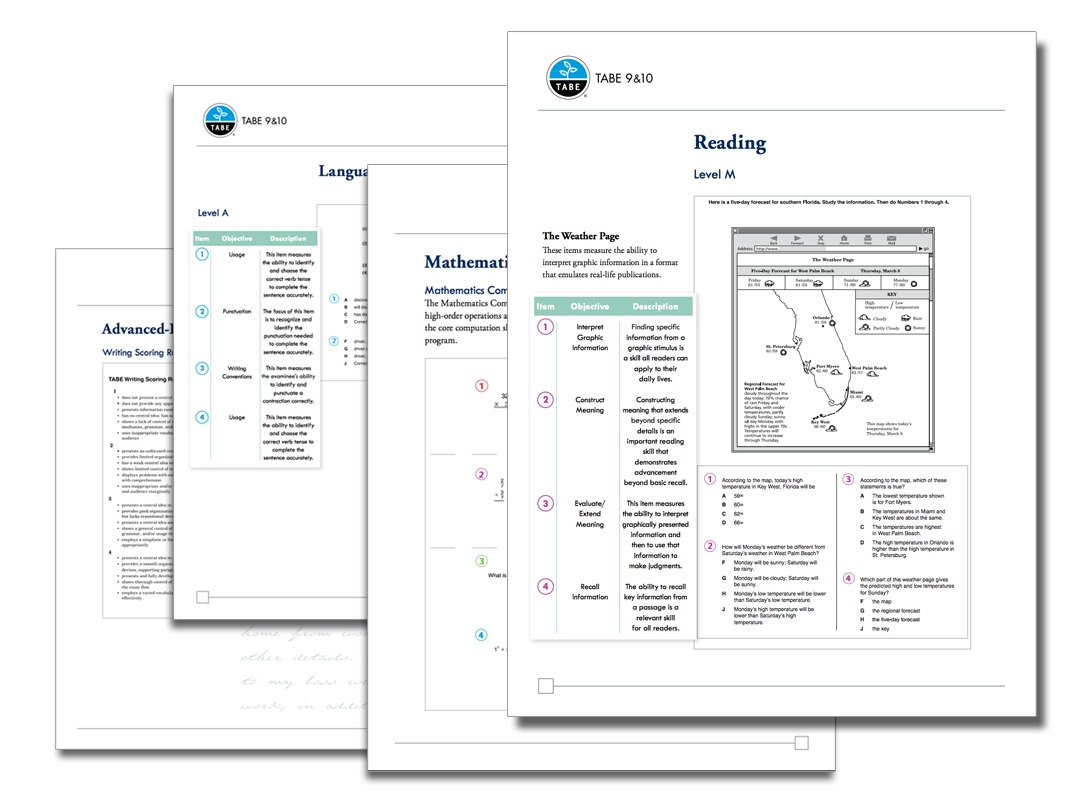 Tabe 9&amp;amp;10 Sample Practice Items | Tabetest | Tabetest - Tabe Practice Test Free Printable