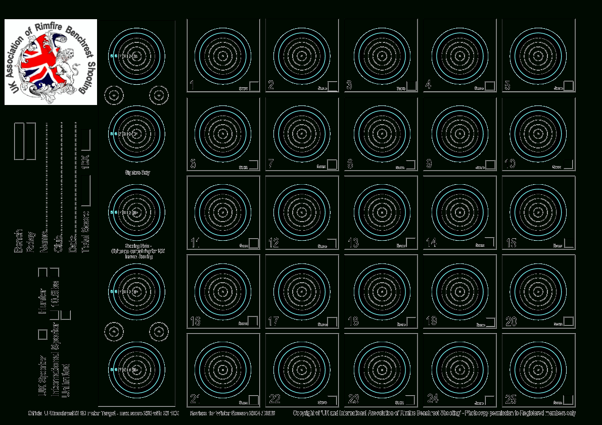 targets for download and printing within accurateshooter free