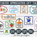 Teacher Appreciation Gift Tags Print And Cut, Svg Cut Files   Free Printable Lifesaver Tags