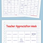 Teacher Appreciation Week Bingo | Teacher | Free Bingo Cards, Word   Free Printable Bingo Cards For Teachers
