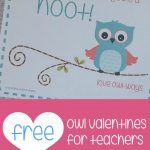 Teacher Mama: Free Printable Owl Valentines For Teachers   Boy Mama   Free Printable Owl Valentine Cards