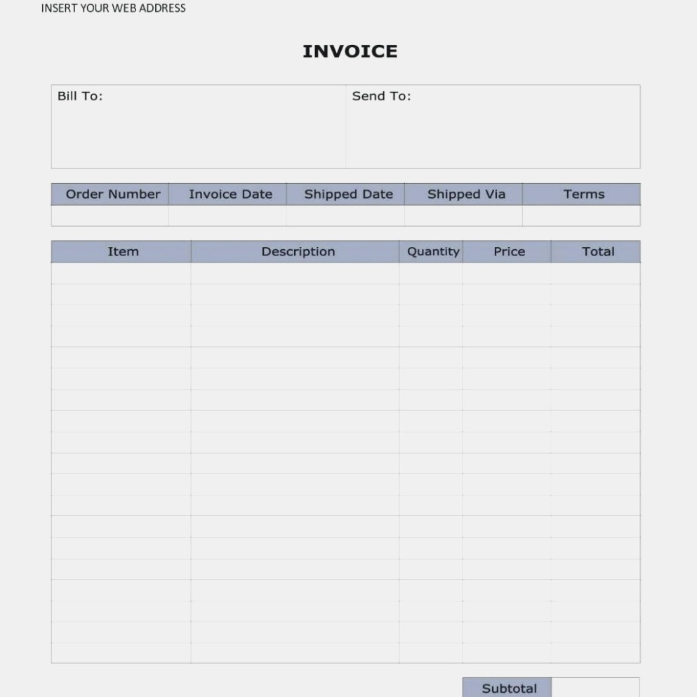 Invoice Template Free Printable Invoice Aynax Com