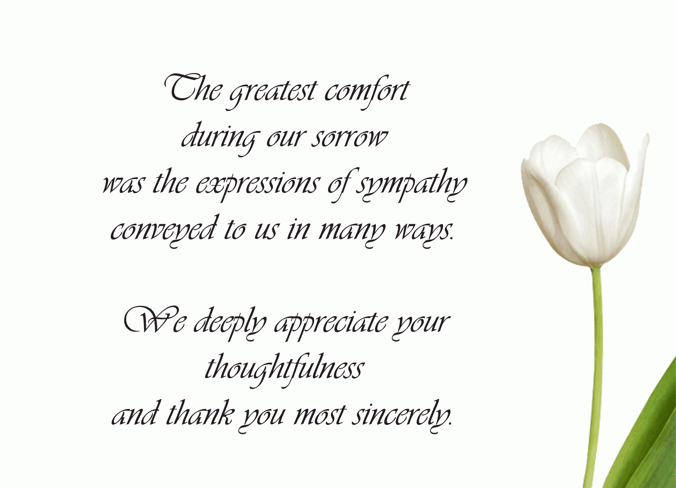 Beautiful Free Funeral Thank You Cards Templates Best Of Template 