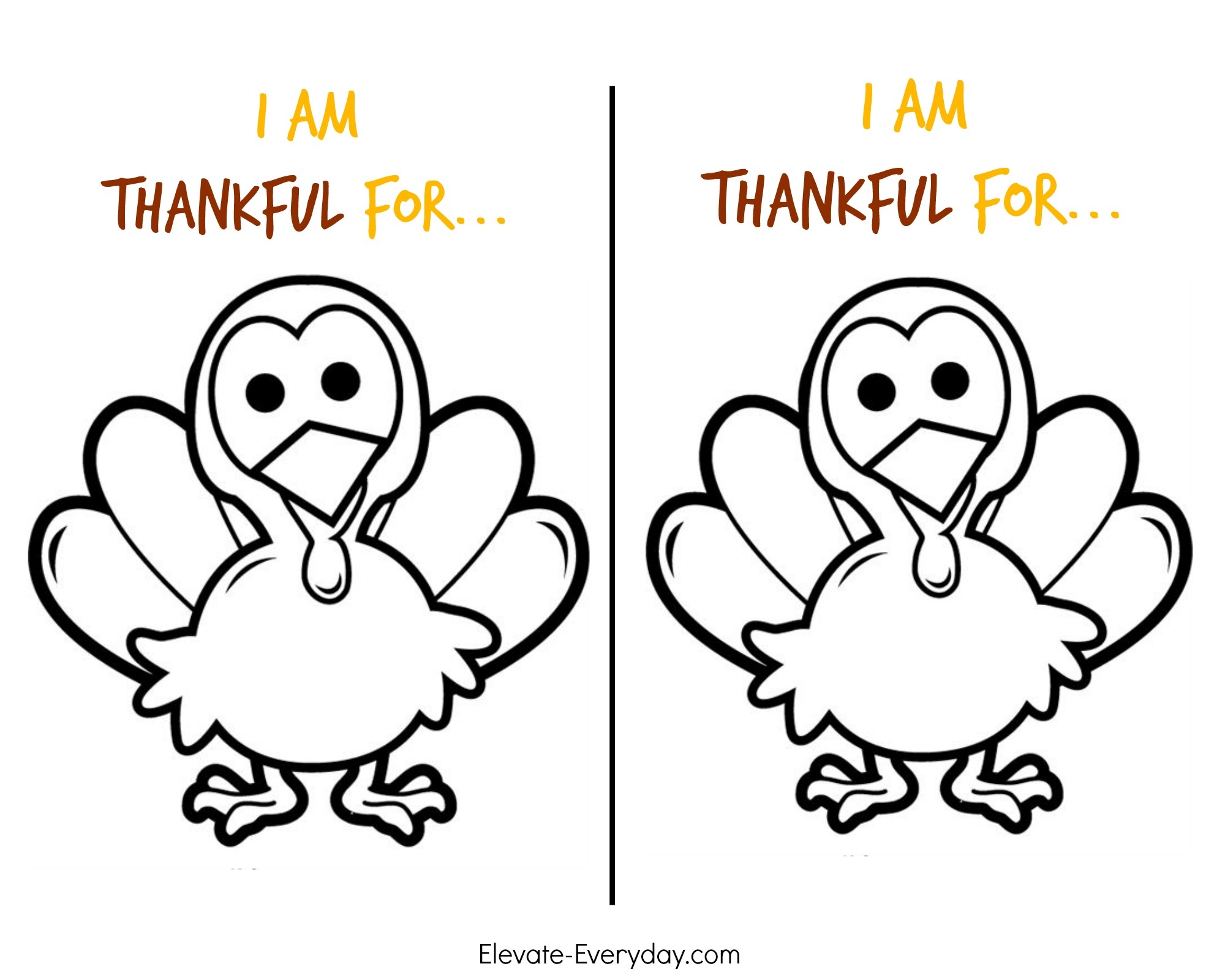 Thankful Turkey Craft + Free Printable | Pollinate Media Group - Free Turkey Cut Out Printable