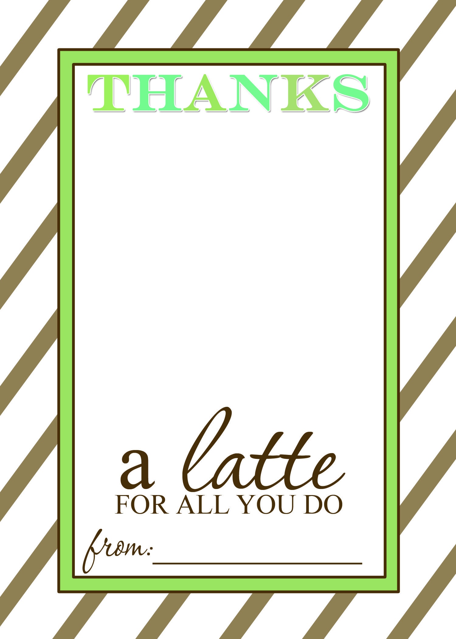 That s Country Living Thanks A Latte Free Printable Card Free Printable