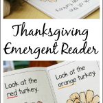 Thanksgiving Printable Emergent Reader To Teach Kids Colors   Free Thanksgiving Mini Book Printable