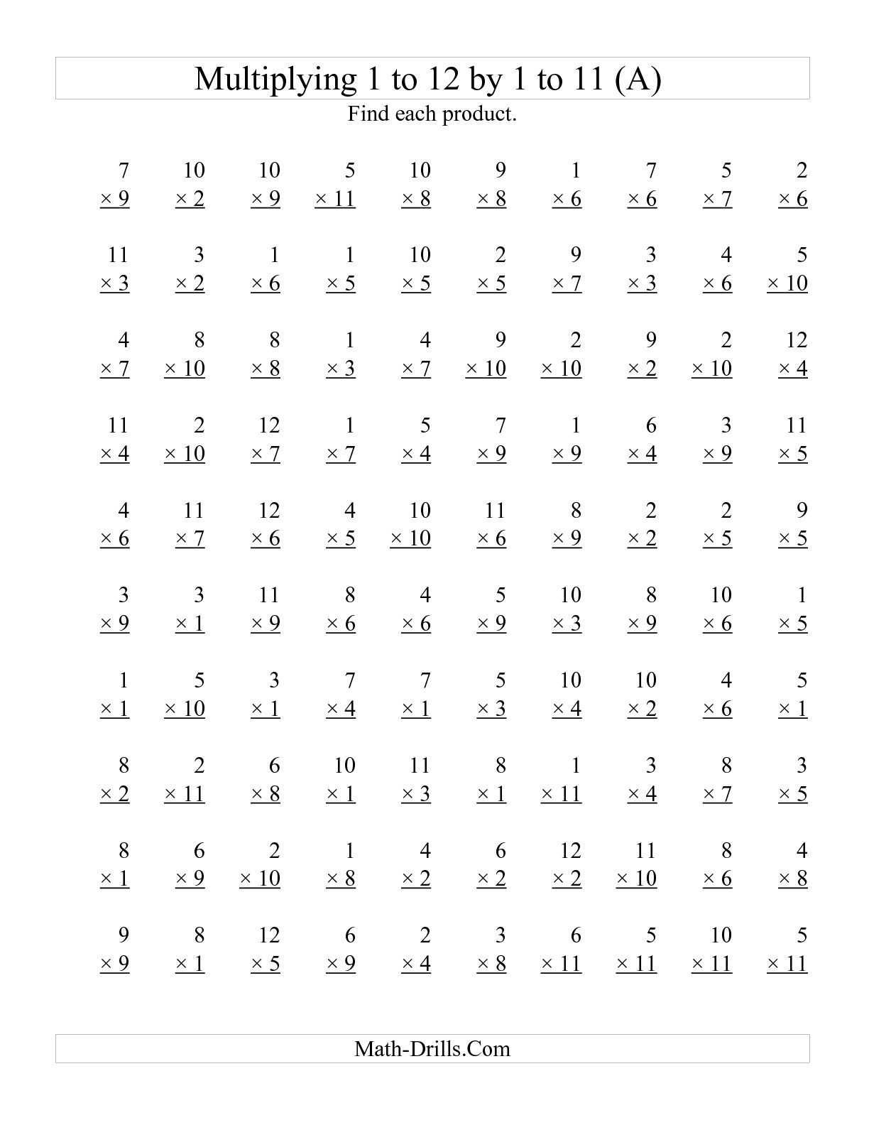 Single Digit Math Addition Worksheets 100 Problems Free Math 