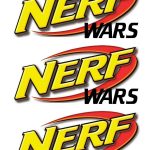The Adventures Of Team Danger: Alex's Nerf Wars Party | Nerf Party   Free Printable Nerf Logo