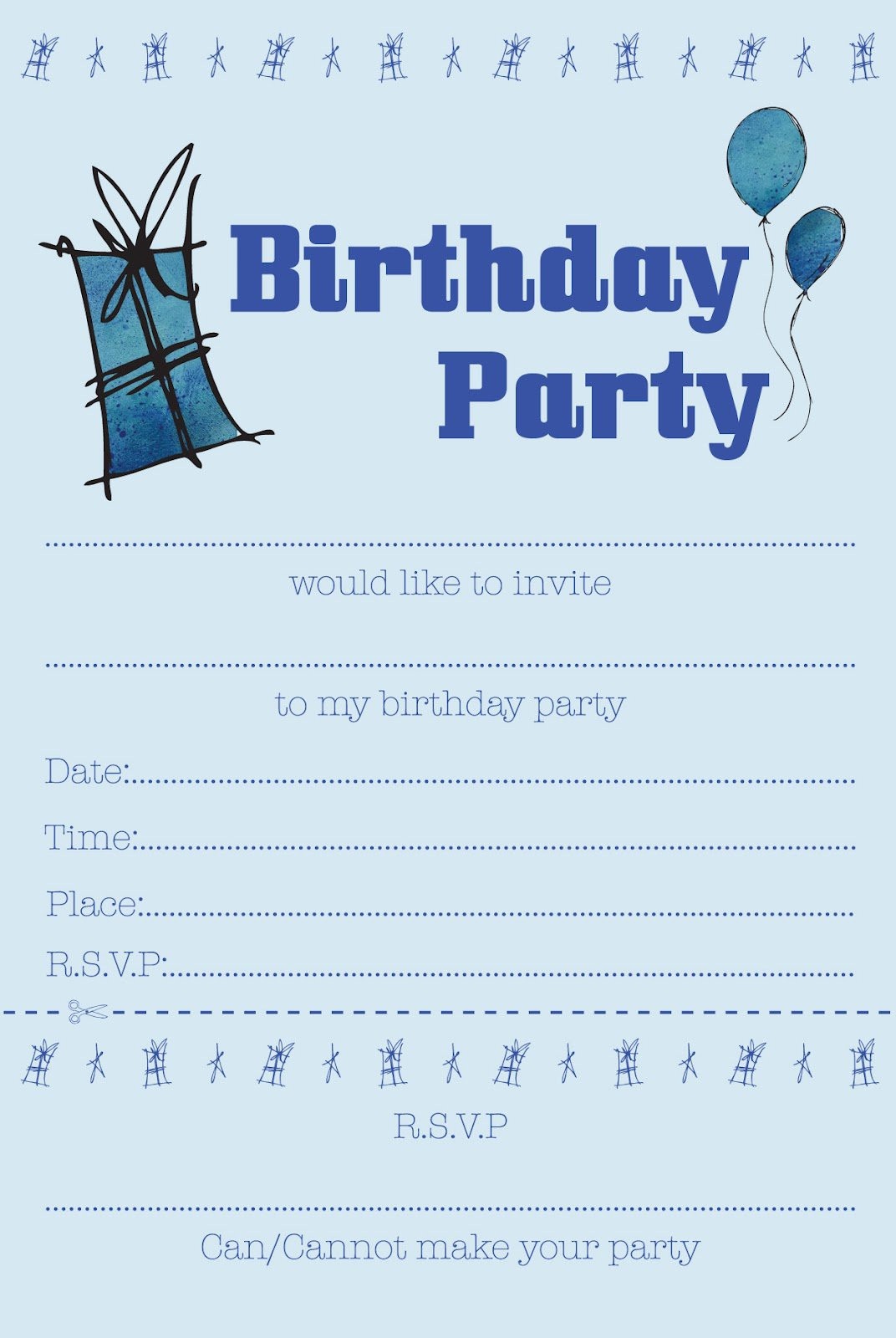 The Best Ideas For How To Make Birthday Invitations Online - Home - Free Printable Boy Birthday Invitations