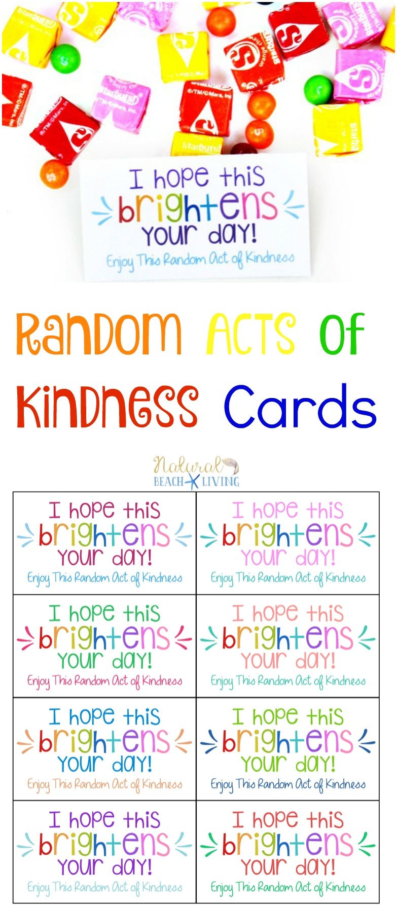 The Best Random Acts Of Kindness Printable Cards Free - Natural - Free Printable Kindness Cards