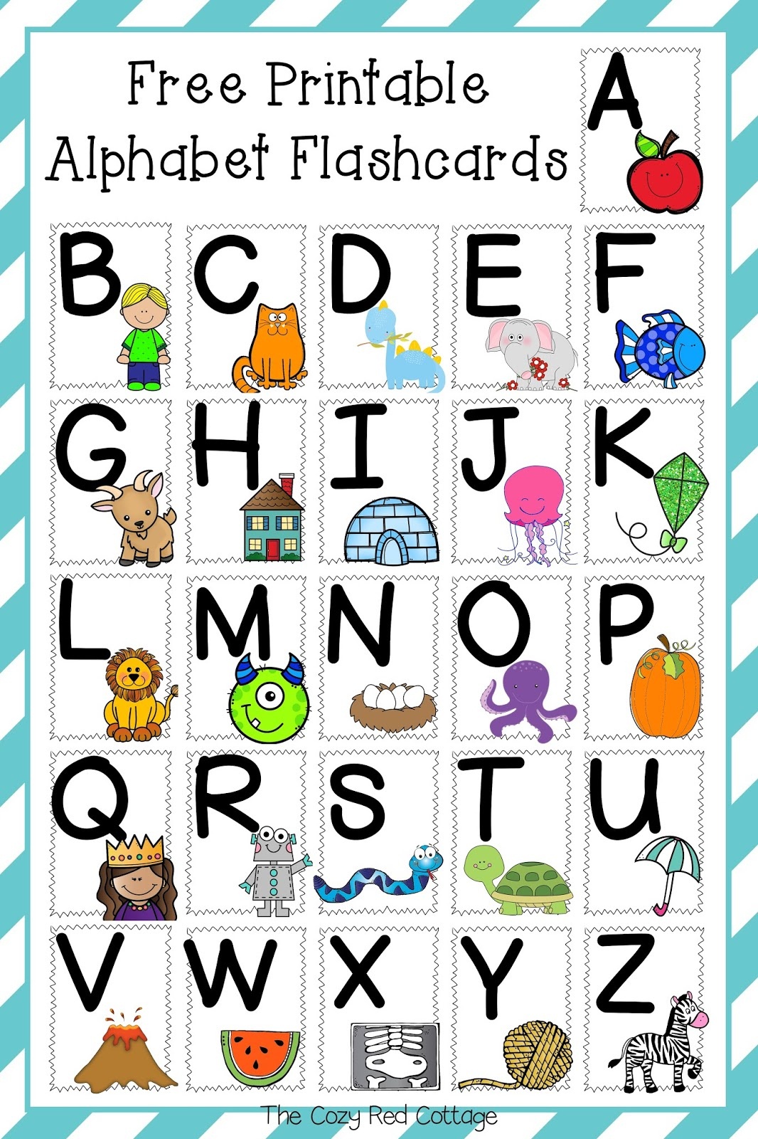Alphabet Flash Cards To Print Coloring Pages For Adultscoloring