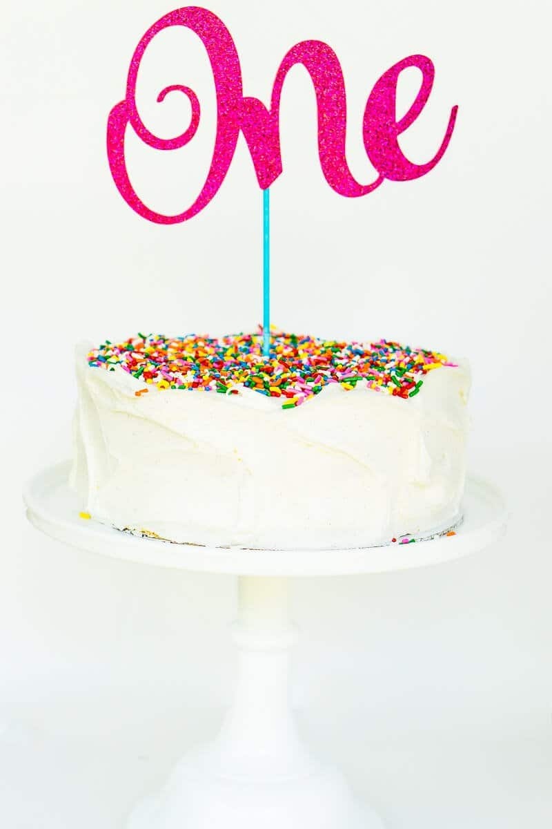 The Easiest Custom Birthday Cake Toppers You&amp;#039;ll Ever Make - Free Printable Happy Birthday Cake Topper
