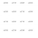 The Long Divisionmultiples Of 10 With Remainders (A) Math   Free Printable Long Division Worksheets 5Th Grade
