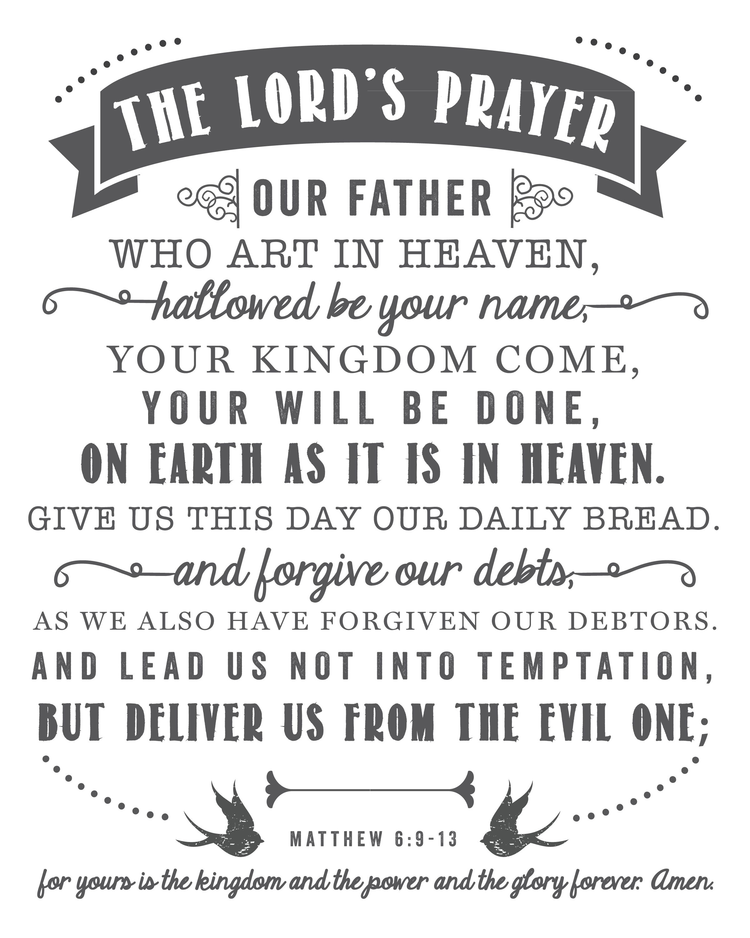 The Lord&amp;#039;s Prayer | Free Printables - Printables That Are Free - Free Printable Lord&amp;amp;#039;s Prayer Coloring Pages