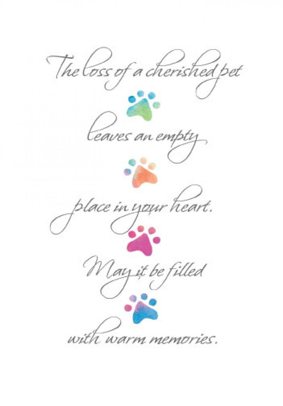 Printable Pet Sympathy Cards Printable World Holiday