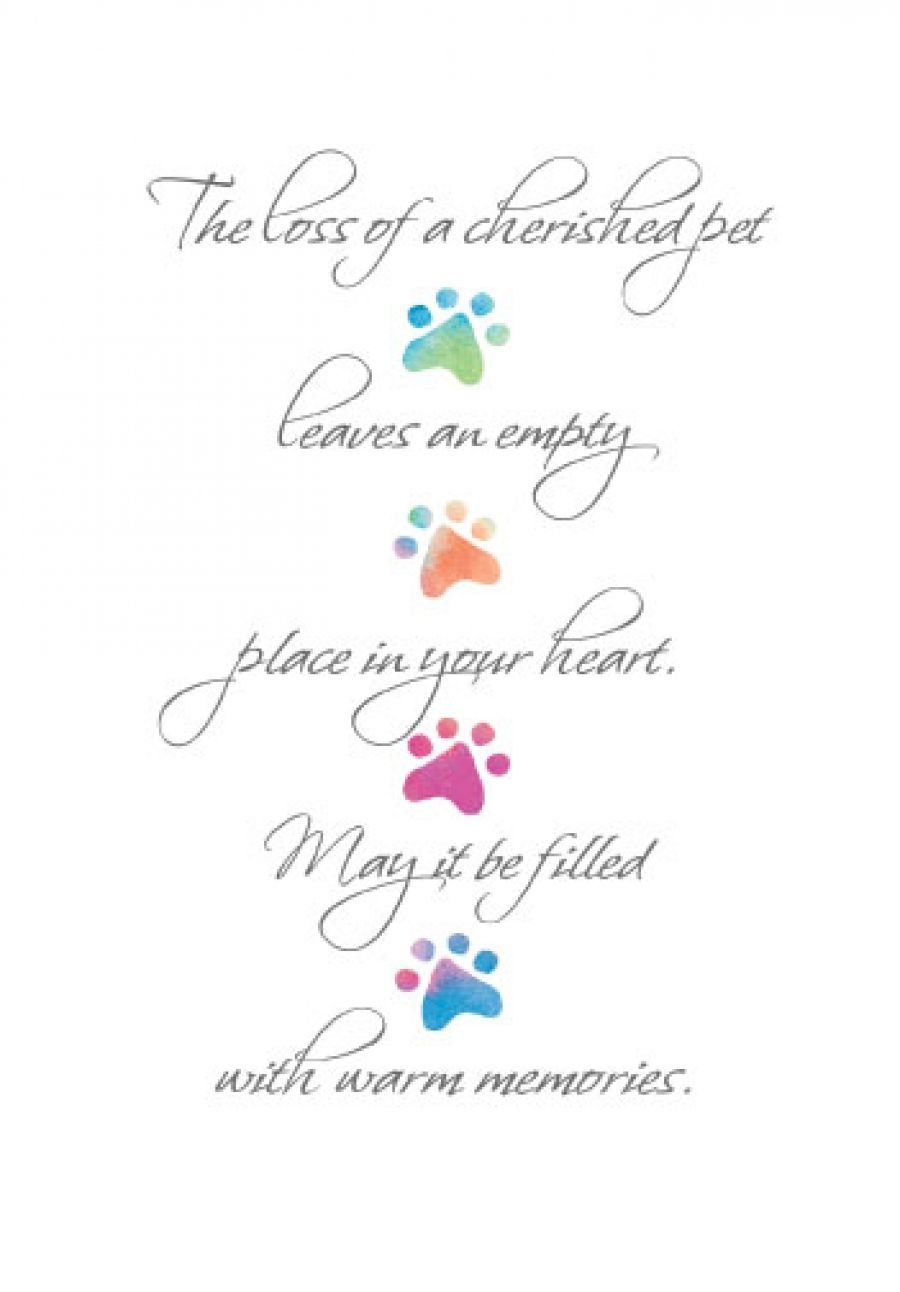 Free Printable Sympathy Cards For Loss Of Dog Free Printable