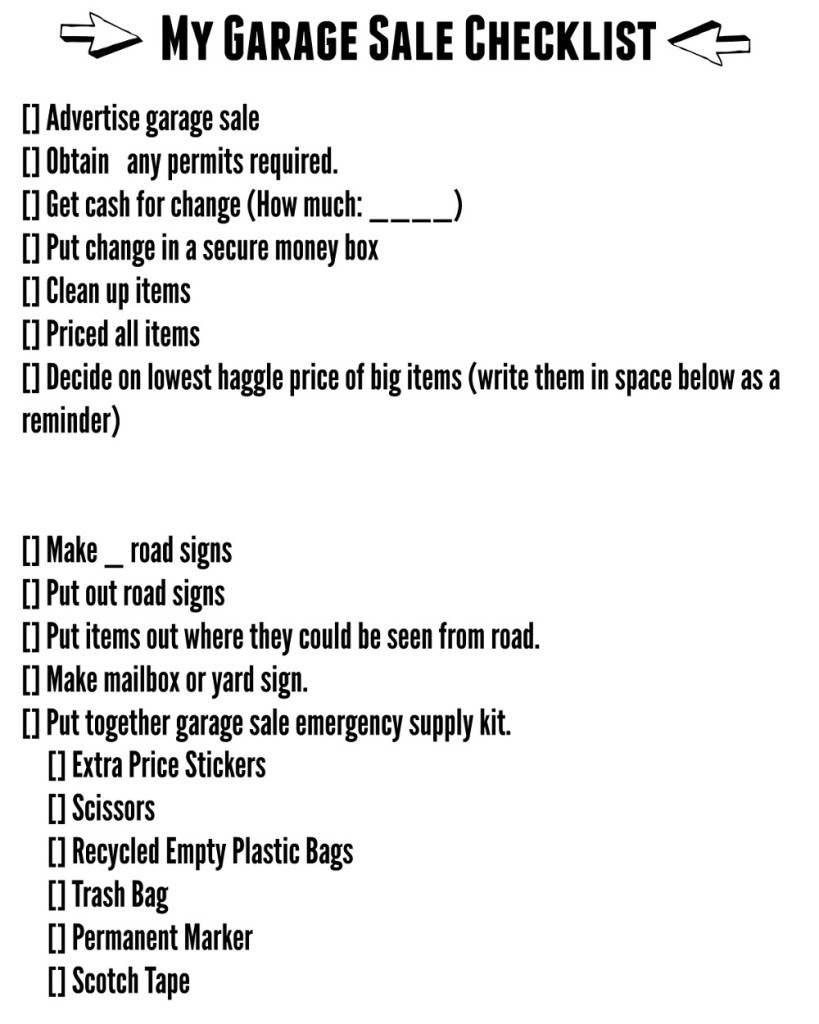 The Ultimate Guide To A Profitable Garage Sale » Thrifty Little Mom - Garage Sale Price Tags Free Printable