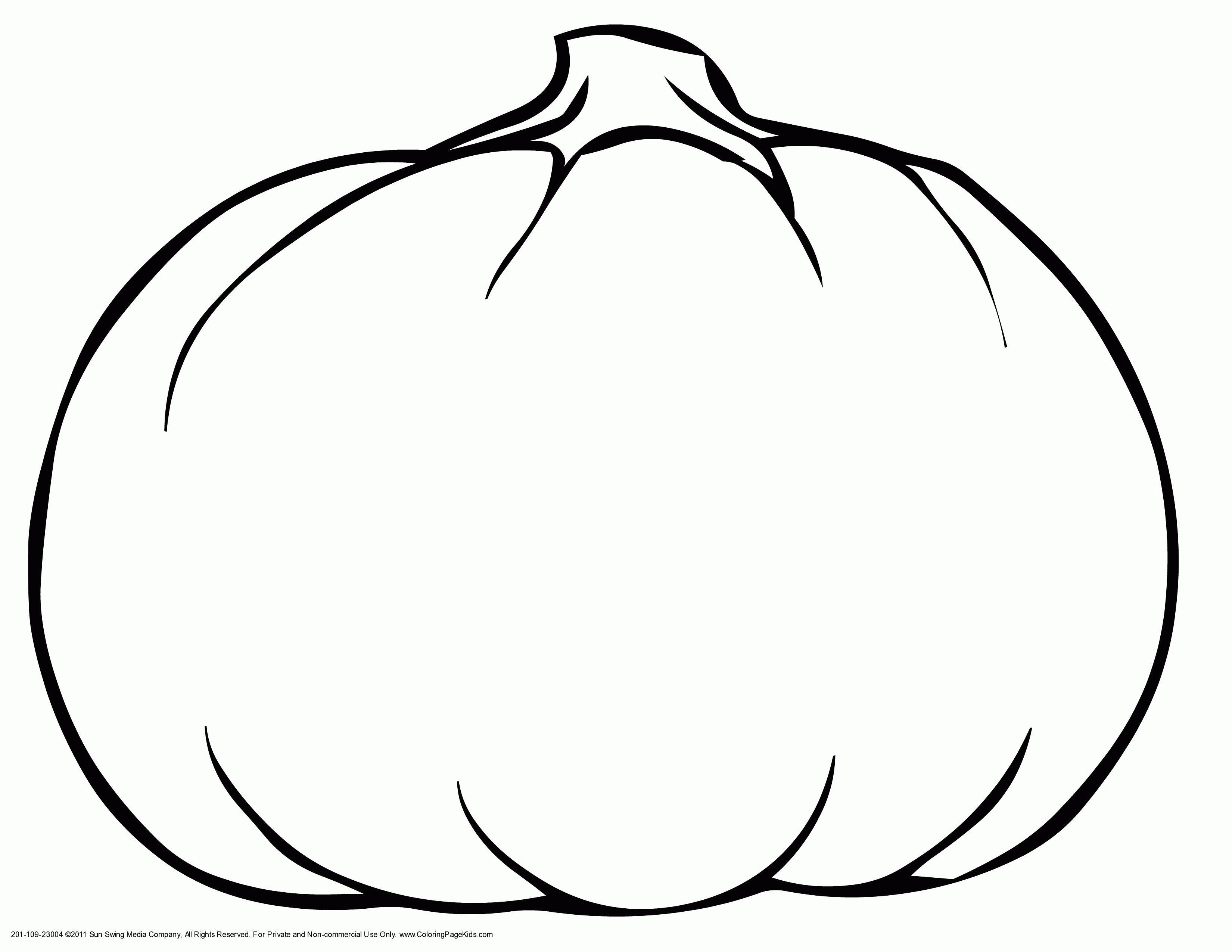 This Is Best Pumpkin Outline Printable #22930 Coloring Pages Of - Pumpkin Shape Template Printable Free