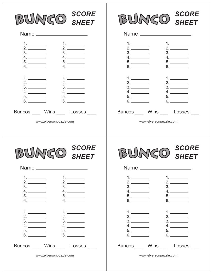 Recipes From Stephanie Free Bunco Score Sheet Bunco In 2019 Free