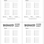 This Is The Bunco Score Sheet Download Page. You Can Free Download   Free Printable Bunco Score Sheets