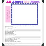 This Printable Mother's Day Questionnaire Will Make Mom Smile   Free Printable Mothers Day Questions