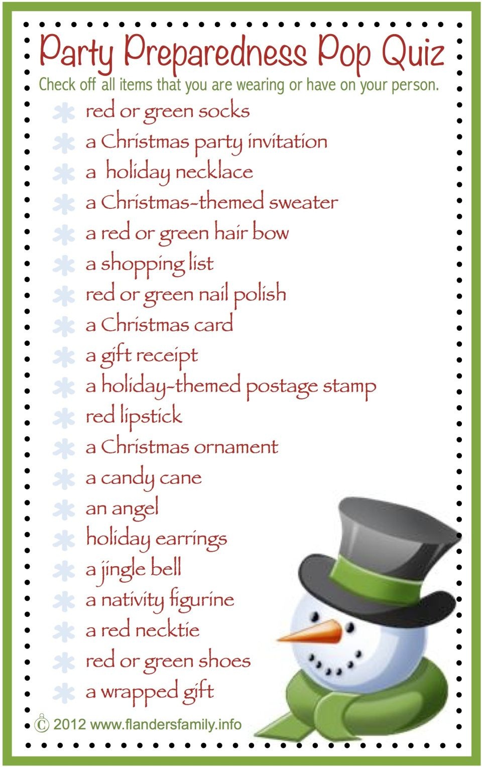 Holiday Office Party Games Free Printable Free Printable