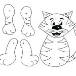 Tiger Template Printable Free Paper Bag Puppet Templates Mask   Free Printable Paper Bag Puppet Templates
