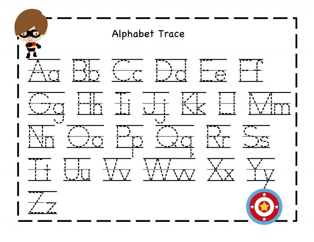Tracing Alphabet Abc | Kiddo Shelter | Alphabet And Numbers Learning - Free Printable Tracing Alphabet Worksheets