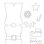 Trimcraft Advent Calendar Day 9   Elf Card Template | Winter   Free Printable Elf Pattern