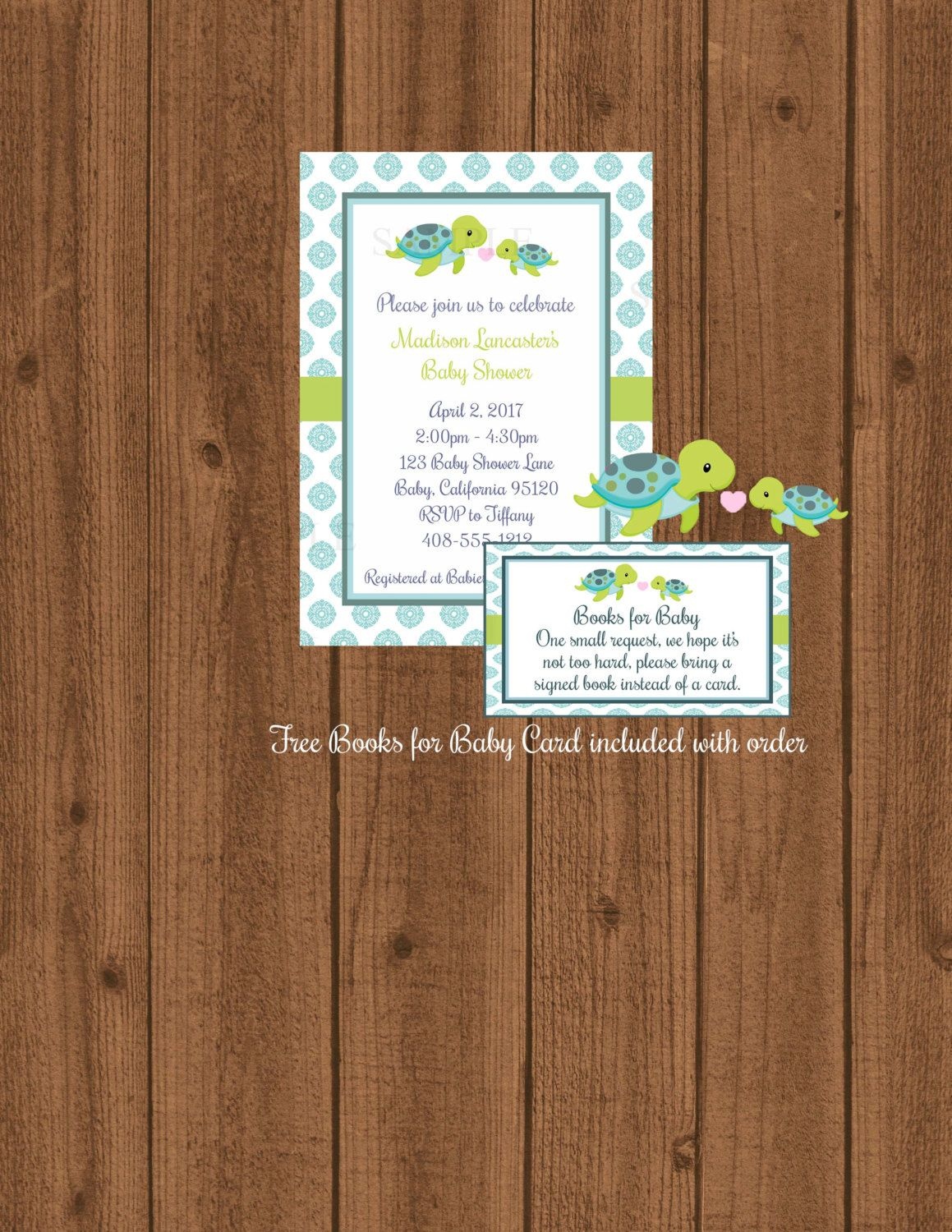 Turtle Baby Shower Turtle Invitation And Bookssweetpartywishes - Free Printable Turtle Baby Shower Invitations