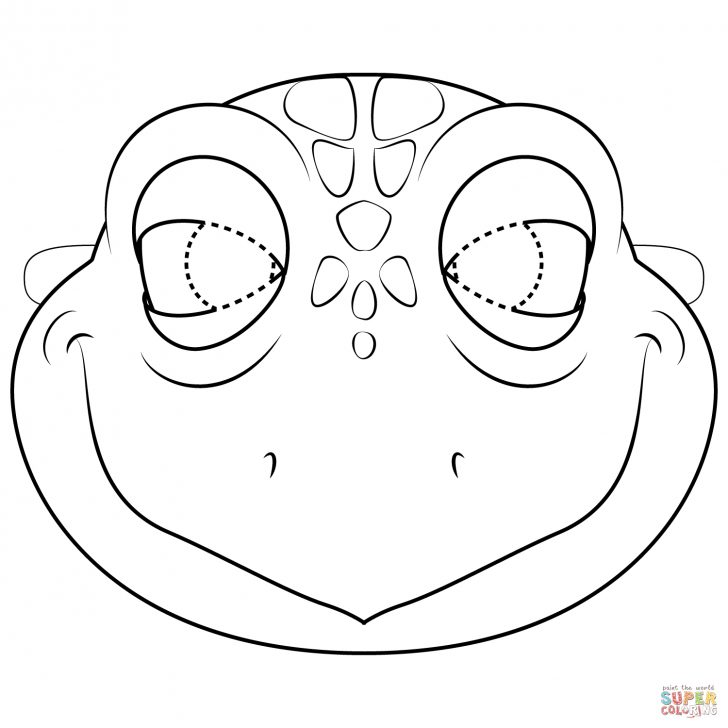 Free Printable Lizard Mask