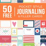 Ultimate Roundup Of Free Journaling + Filler Card Printables   Free Printable Picture Cards