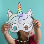 Unicorn Masks To Print And Color {Free Printable}   It's Always Autumn   Free Printable Paper Masks