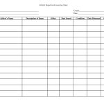 Uniform Log Sheet | Uniform Inventory Sheet   Franklin High School   Free Printable Sign In And Out Sheets