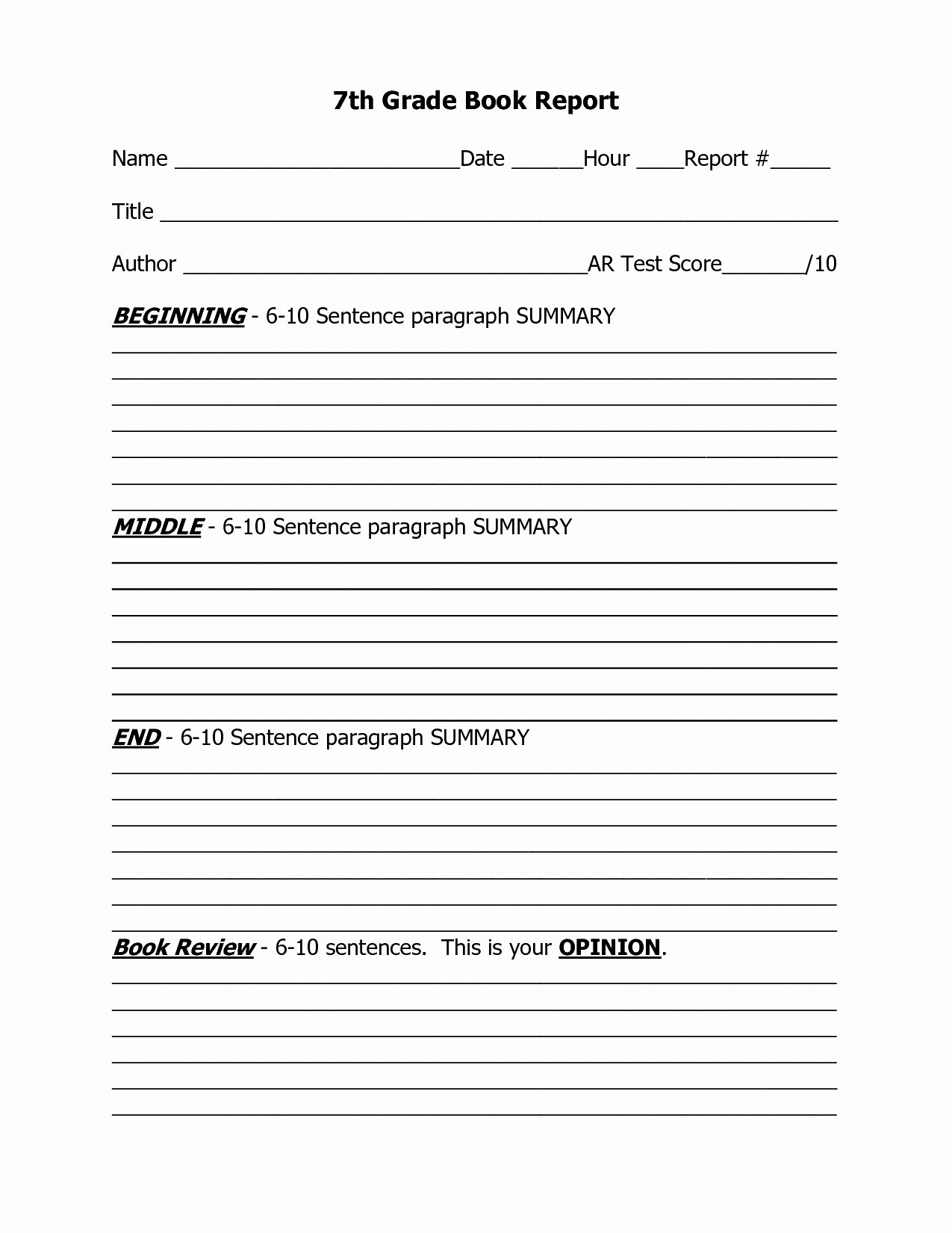 Unique Free Printable Book Report Templates | Www.pantry-Magic - Book Report Template Free Printable