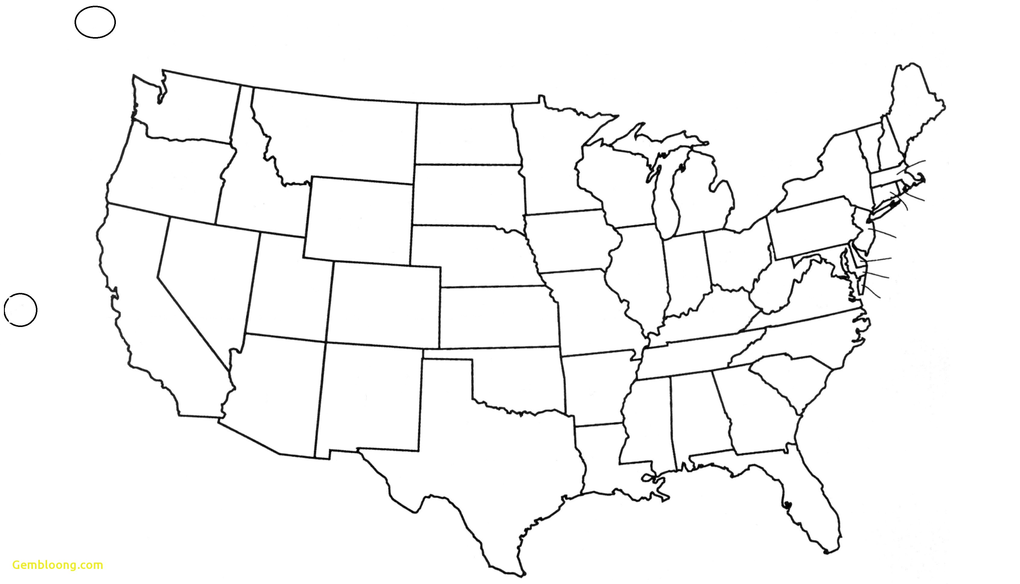 United States Map Blank Outline Fresh Free Printable Us With Cities - Free Printable Usa Map