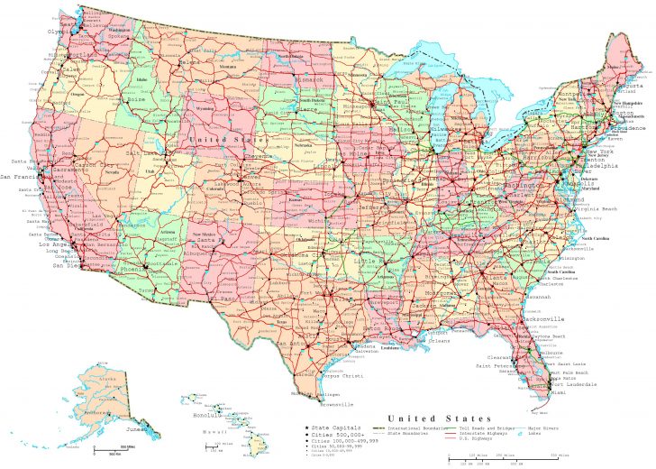 Free Printable Usa Map