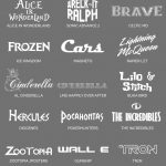 Updated: 59 Free Disney Fonts (June 2019 Edition)   Free Printable Disney Font Stencils