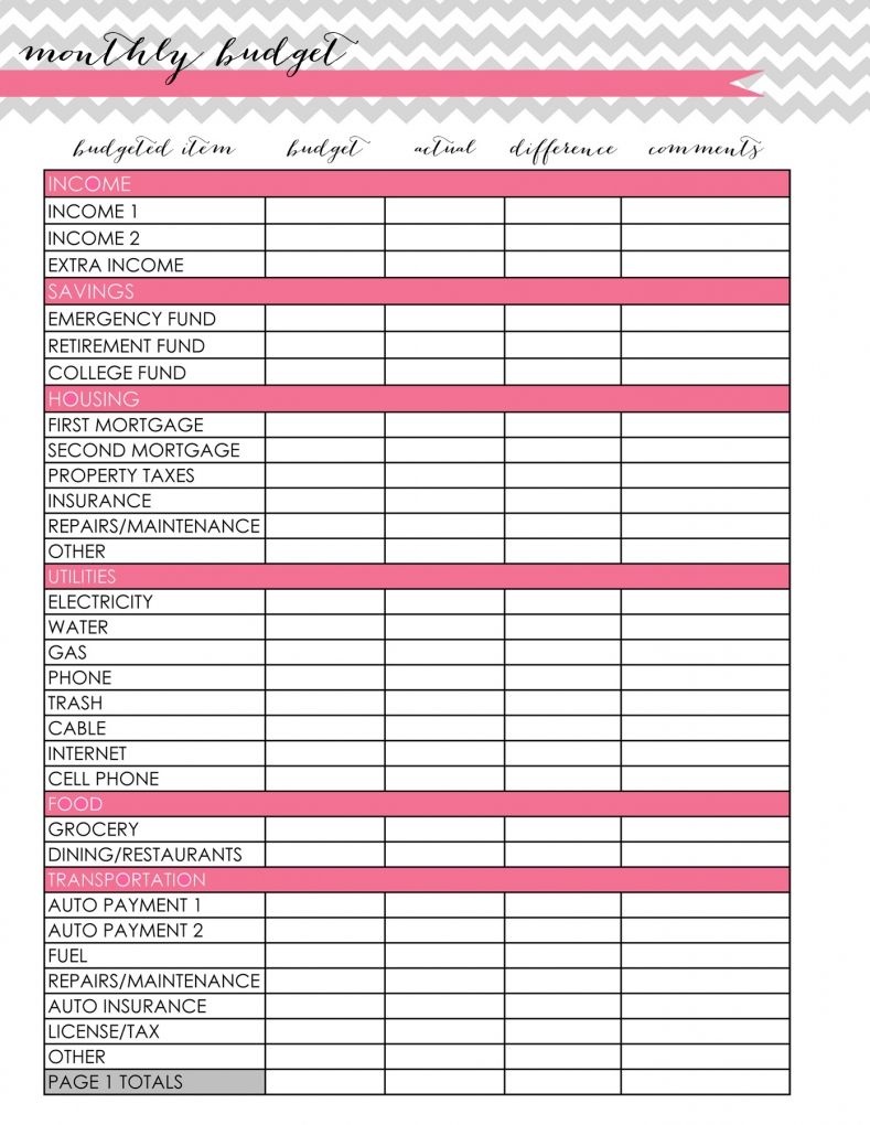 Updates To The Home Management Binder Kit | Organize This | Home - Budgeting Charts Free Printable