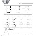 Uppercase Letter B Tracing Worksheet   Doozy Moo   Free Printable Alphabet Tracing Worksheets