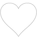 Valentine Heart Attack Idea With Free Printable Heart Template   Free Printable Valentine's Day Stencils