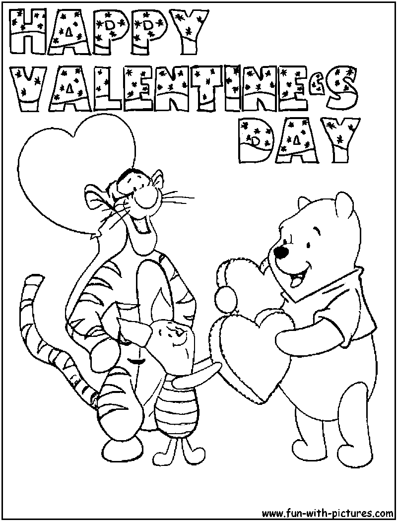 Valentine&amp;#039;s Day Coloring Pages | Projects To Try | Valentine - Free Printable Disney Valentine Coloring Pages