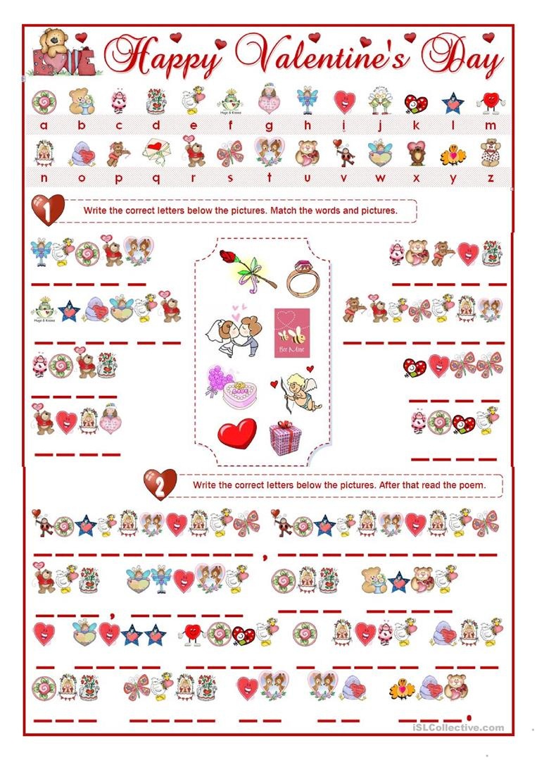 Valentine&amp;#039;s Day Cryptogram Worksheet - Free Esl Printable Worksheets - Free Printable Cryptograms