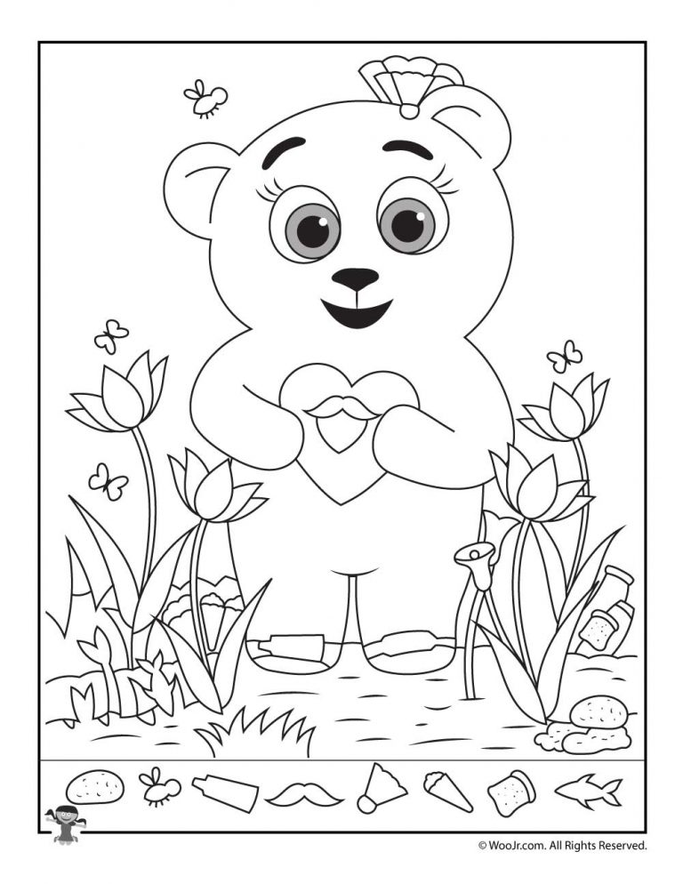 Valentine s Day Hidden Pictures Activity Pages Woo Jr Kids Free Printable Valentine Hidden