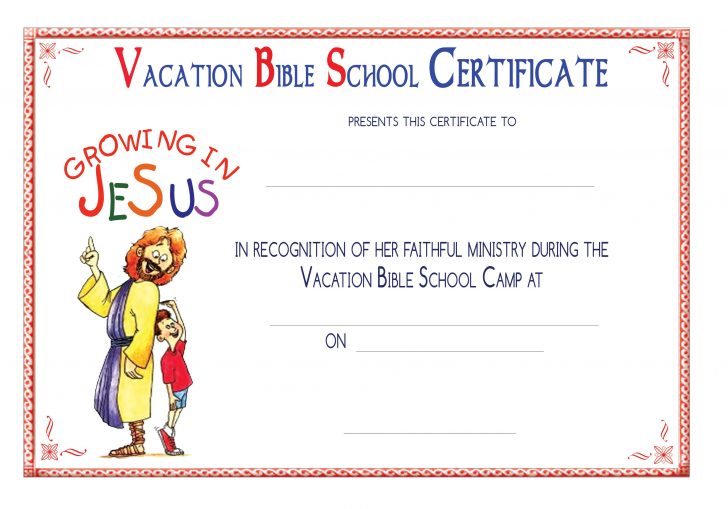 Vbs certificate templatesencephalos encephalos church free 