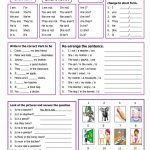 Verb To Be Worksheet   Free Esl Printable Worksheets Madeteachers   Free Printable Esl Grammar Worksheets