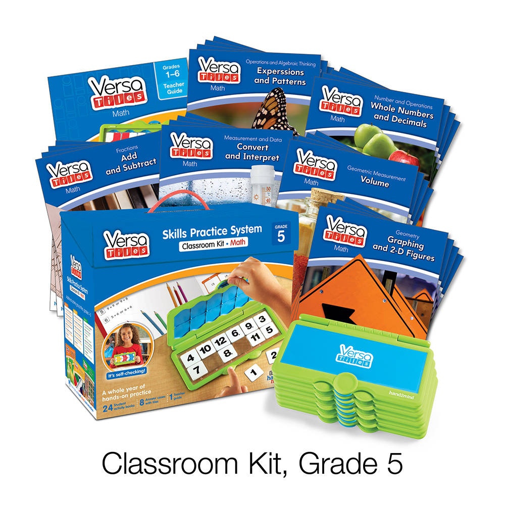 Versatiles® Math Classroom Kit, Grade 5 | Hand2Mind - Free Printable Versatiles Worksheets