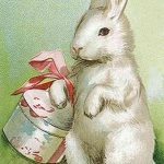 Vintage Easter Bunny Tags – Free Printables | Easter | Easter   Free Printable Vintage Easter Images