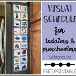 Visual Schedule For Toddlers   Free Printable Visual Schedule For Preschool