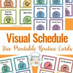 Visual Schedule   Free Printable Routine Cards   Natural Beach Living   Free Printable Schedule Cards